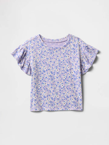 Trendy Hem T-shirt for Kids