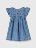Ruffle Denim Dress for Kids