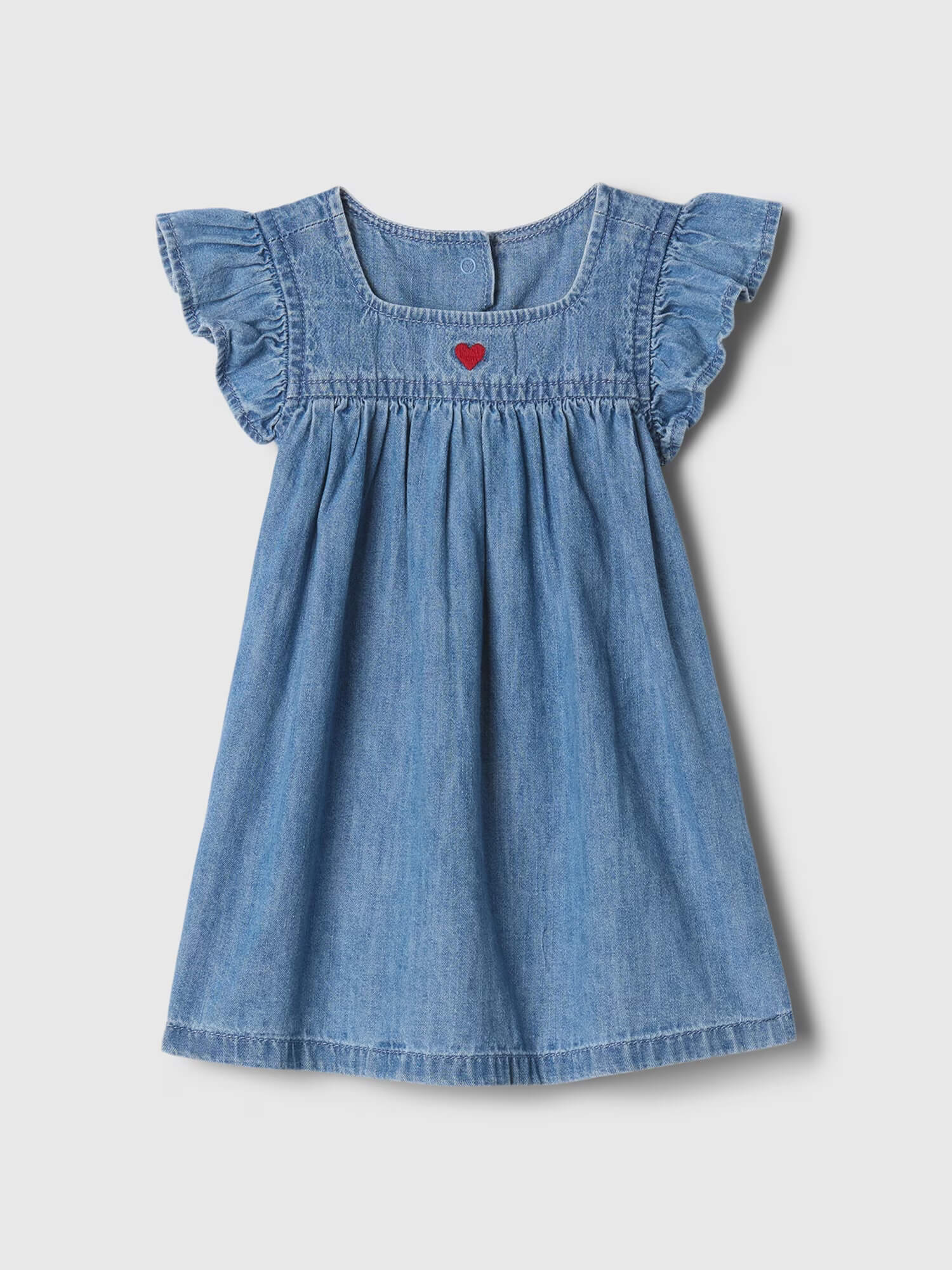 Ruffle Denim Dress for Kids